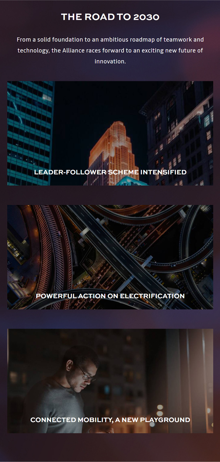 The Road to 2030 The Road to 2030