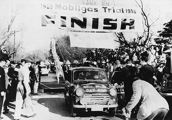 Datsuns are entered in the 6th Australia Mobilgas Trial, with one taking first place for the first time.