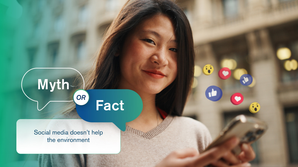 Myth #3: Social media doesn't help the environment