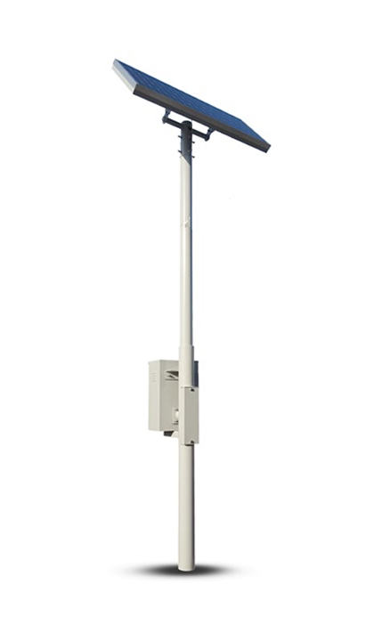 A solar-powered streetlight using repurposed EV batteries developed in Namie-city